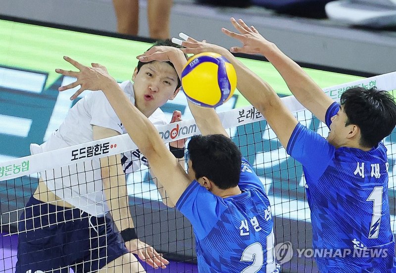 정지석 '강스파이크' (출처=연합뉴스)