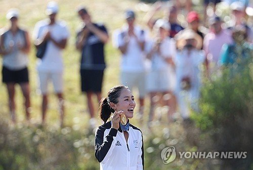 작년 파리 올림픽 골프 여자부 금메달을 딴 리디아 고. (출처=연합뉴스)