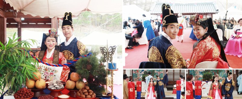 서울 관악구 전통야외소극장에서 진행하는 전통혼례식.(관악구청 제공)