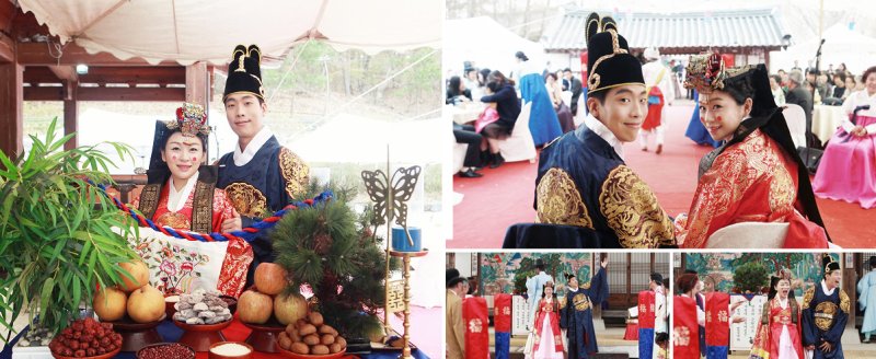 [서울=뉴시스]관악구 전통야외소극장에서 매년 전통혼례식을 진행한다.