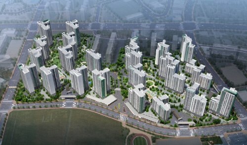 영통 푸르지오 트레센츠, 영통 푸르지오 파인베르_조감도