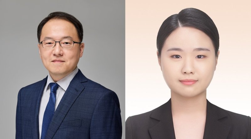 포스텍 연구진 이형주 교수(왼쪽)와 통합과정 김나래씨.(사진=포스텍 제공)