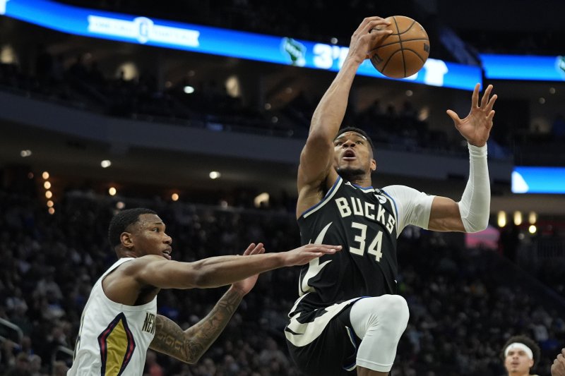[밀워키=AP/뉴시스] 미국프로농구(NBA) 밀워키 벅스의 야니스 아데토쿤보. 2025.04.10.
