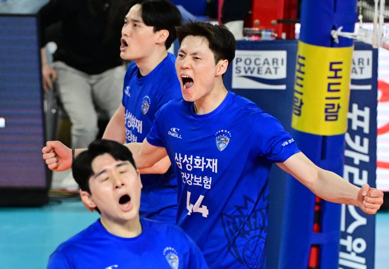 삼성화재에서 뛸 당시의 에디 자르가차. (KOVO 제공)
