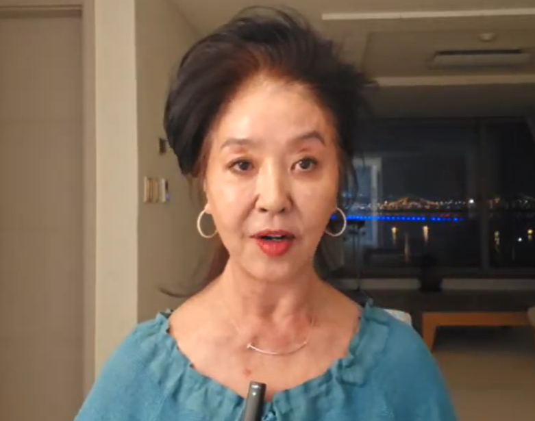 김부선 "이재명, 대통령 후보 자격 없어..한동훈, 새로운 대한민국 만들어달라"