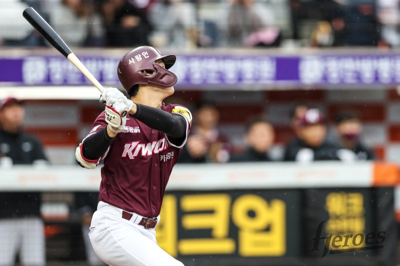 3안타 활약을 펼친 키움 박주홍 (출처=연합뉴스)