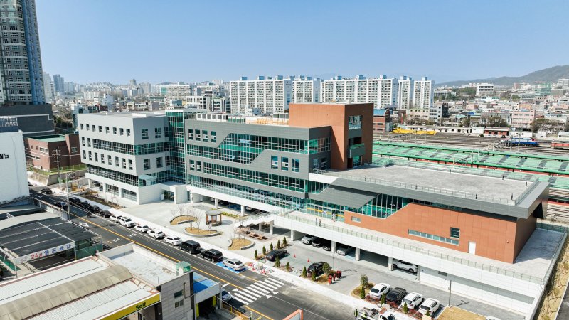 호남권 최대 규모로 조성되는 '광주역 창업밸리'의 첫 번째 핵심 시설이자 초기 창업 지원 시설인 '빛고을 창업 스테이션'(STA‧G, 스테이지) 전경.(광주시 제공. 재판매 및 DB 금지) 2025.4.13/뉴스1