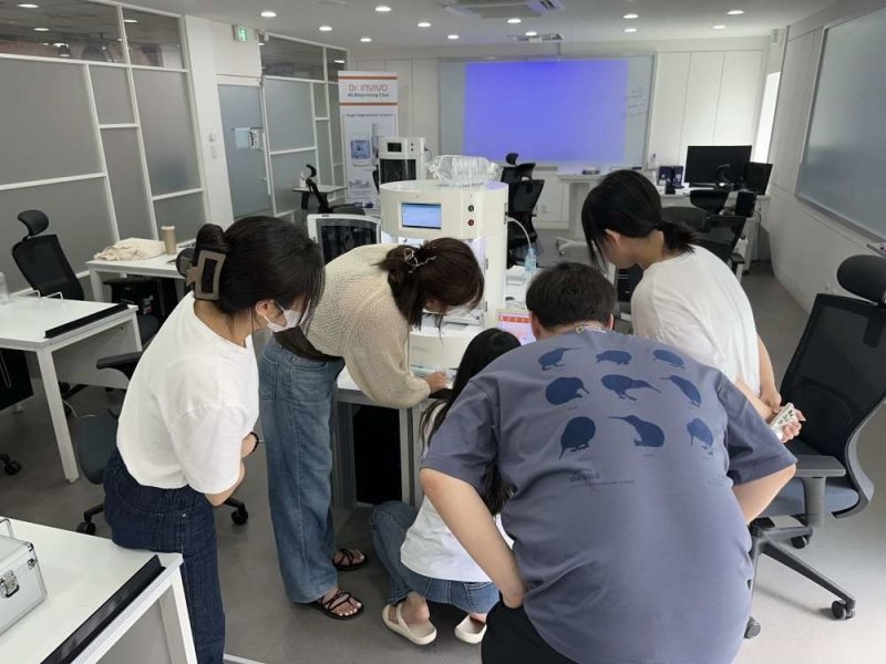 미래기술학교 바이오 프린팅 실습 (출처=연합뉴스)