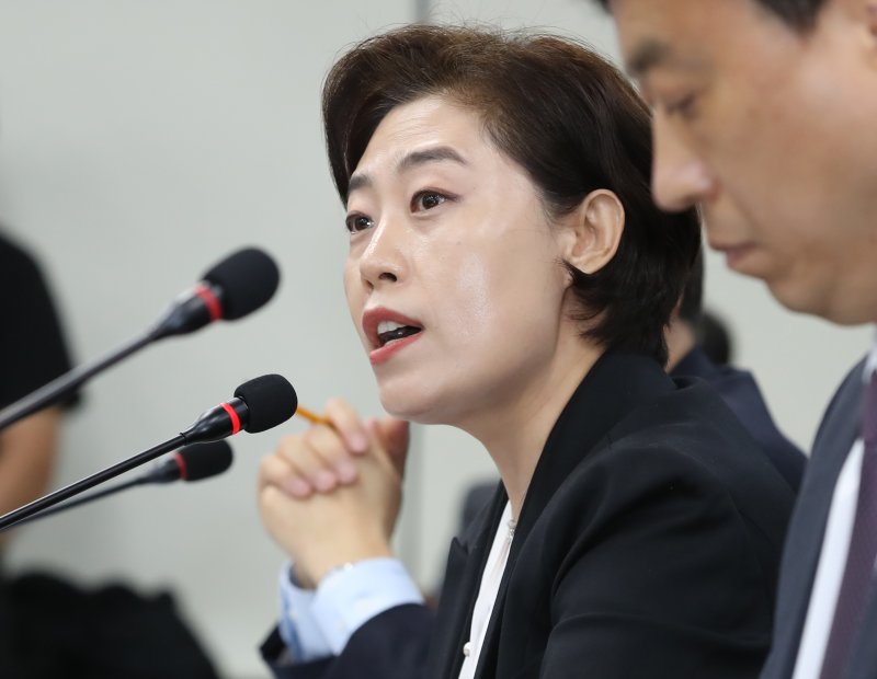 국민의힘 원내대변인인 서지영 의원. 2024.10.18/뉴스1 ⓒ News1 윤일지 기자