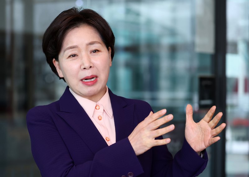 양향자 전 의원이 7일 서울 영등포구 여의도의 한 카페에서 뉴스1과 인터뷰를 하고 있다. 2025.03.07/뉴스1 ⓒ News1 오대일 기자