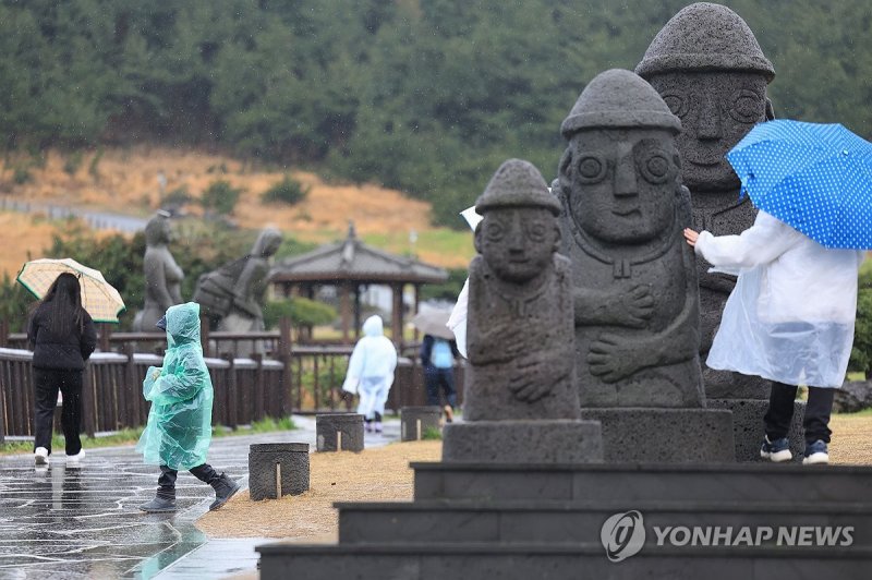비 내리는 제주 (출처=연합뉴스)