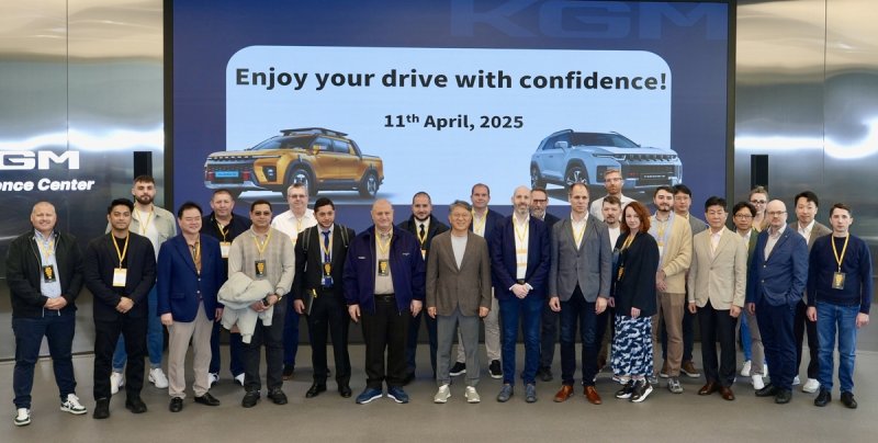 KGM 해외딜러 행사 (출처=연합뉴스)