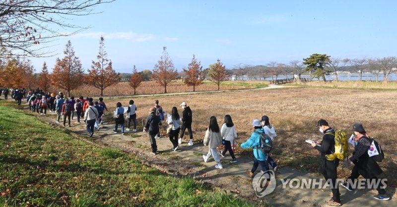 강릉 바우길 걸어요 (출처=연합뉴스)