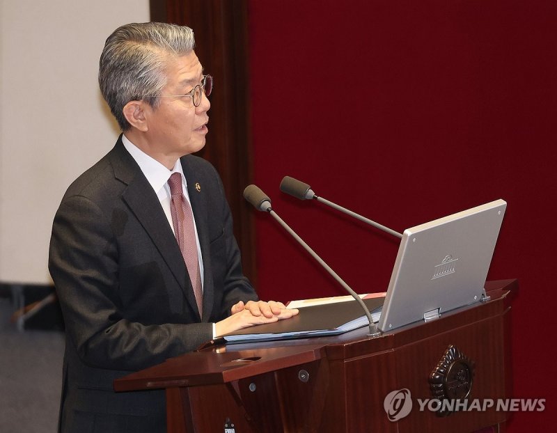 답하는 김홍균 외교부 1차관 (출처=연합뉴스)