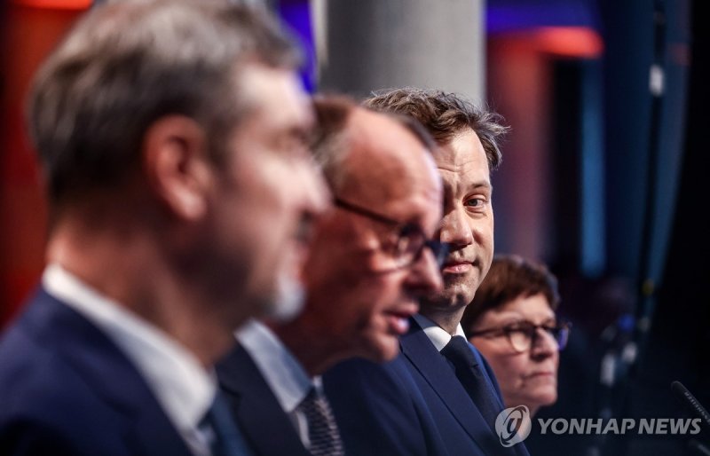 CDU·CSU·SPD 지도부 (출처=연합뉴스)