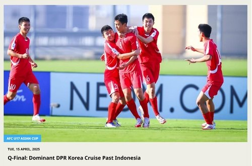 인도네시아를 격파한 북한 (출처=연합뉴스)