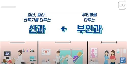 '산과'와 '부인과' (출처=연합뉴스)