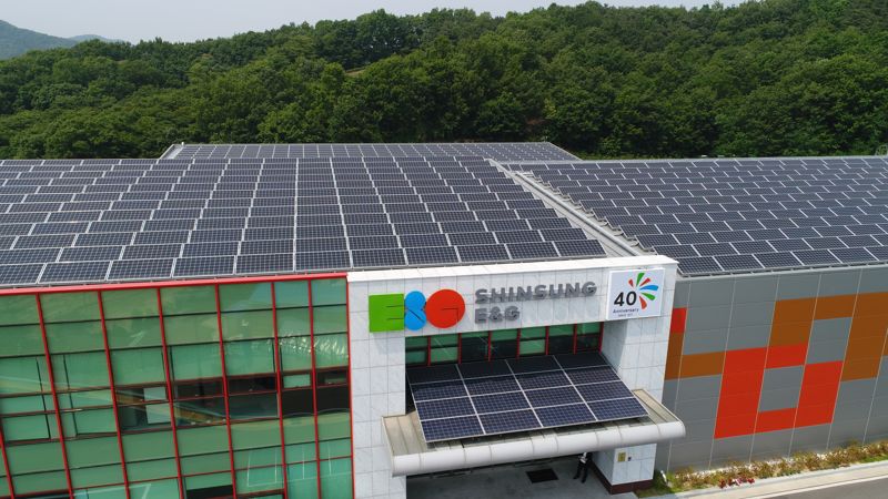신성이엔지 용인 스마트팩토리 전경. 신성이엔지 제공