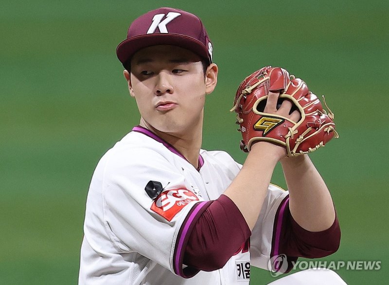 키움 선발 정현우 (출처=연합뉴스)
