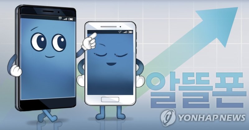 알뜰폰 가입 증가 (PG) (출처=연합뉴스)