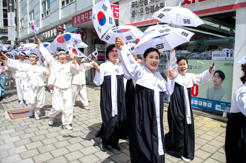 지난해 제천 '3·1절 독립만세운동' (제천문화원 제공)/뉴스1