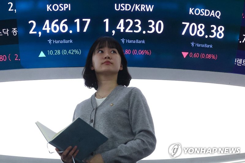 코스피·코스닥 상승, 원/달러 환율은 하락 출발 (출처=연합뉴스)