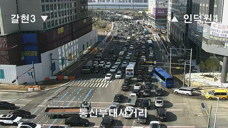 과천지식정보타운 교통대란 풀리기 시작했다...교통개선 대책 '효과'