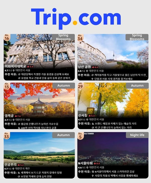 '2025 트립.베스트 글로벌 랭킹' *재판매 및 DB 금지