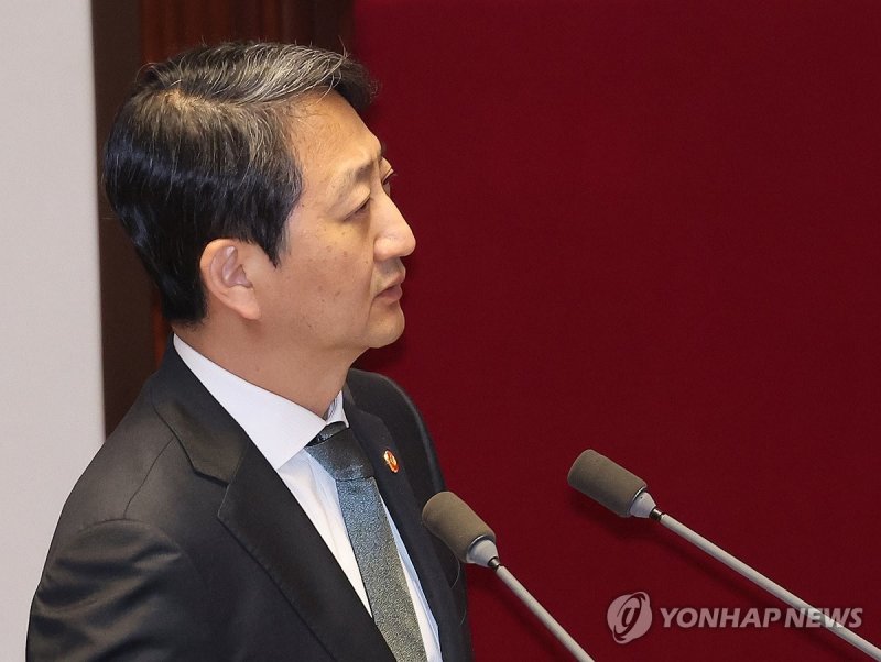 답변하는 안덕근 산업통상자원부 장관 (출처=연합뉴스)