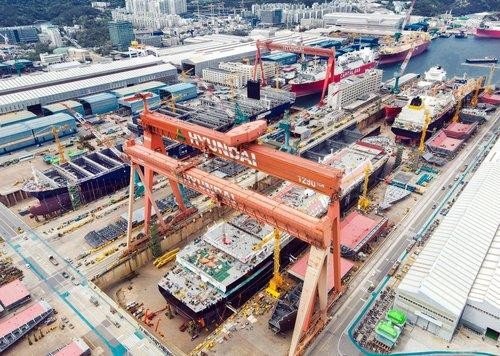 HD현대중공업 울산조선소 (출처=연합뉴스)