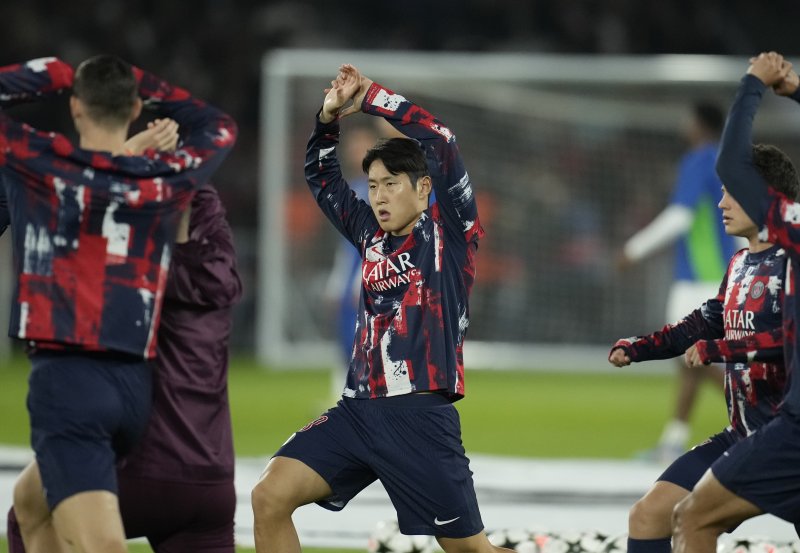 [파리=AP/뉴시스] 프랑스 프로축구 리그앙 파리 생제르맹(PSG)의 이강인. 2024. 10. 22.