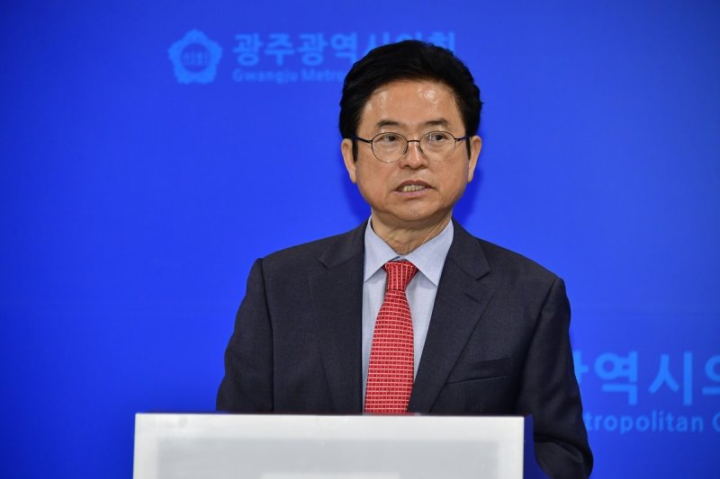 광주서 공약발표하는 이철우 경북지사 (출처=연합뉴스)