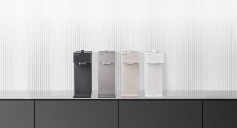 코웨이, 공간 제약 없는 무전원 '스위치 정수기' 공개