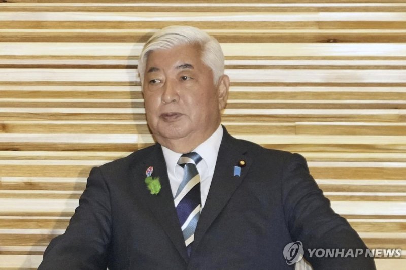 나카타니 겐 일본 방위상 (출처=연합뉴스)