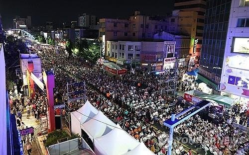 지난해 대전 0시 축제 개막 (출처=연합뉴스)