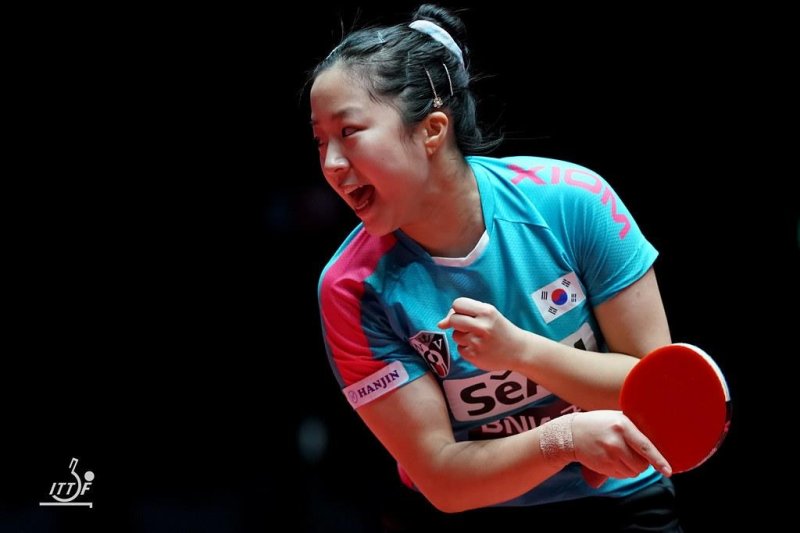 ITTF 여자월드컵에 출전한 신유빈 (출처=연합뉴스)