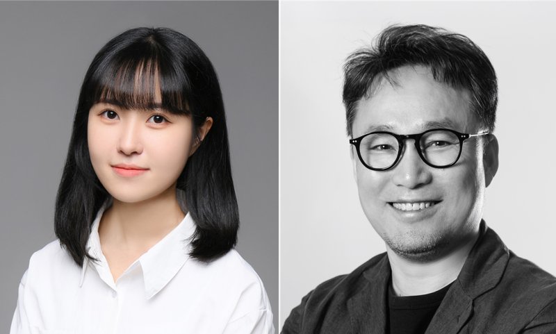 서울시립대 디자인전문대학원 박신영 학생이 한국디자인리서치학회에서 우수논문상을 수상했다. 사진은 박신영 석사과정생(왼쪽(주저자), 김병수 교수(교신저자). (사진=서울시립대 제공) *재판매 및 DB 금지