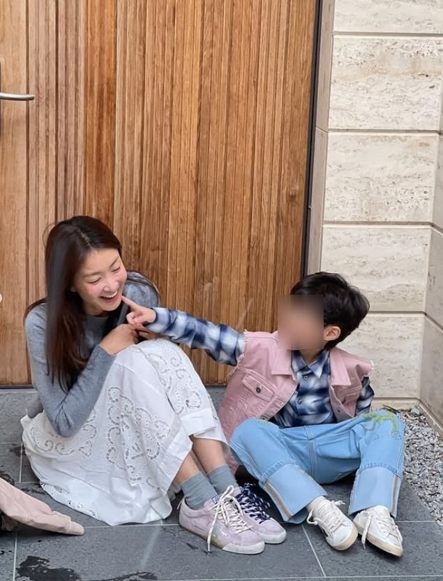 이시영, 똑 닮은 아들과 근황 "정윤이가 제일 좋더라"