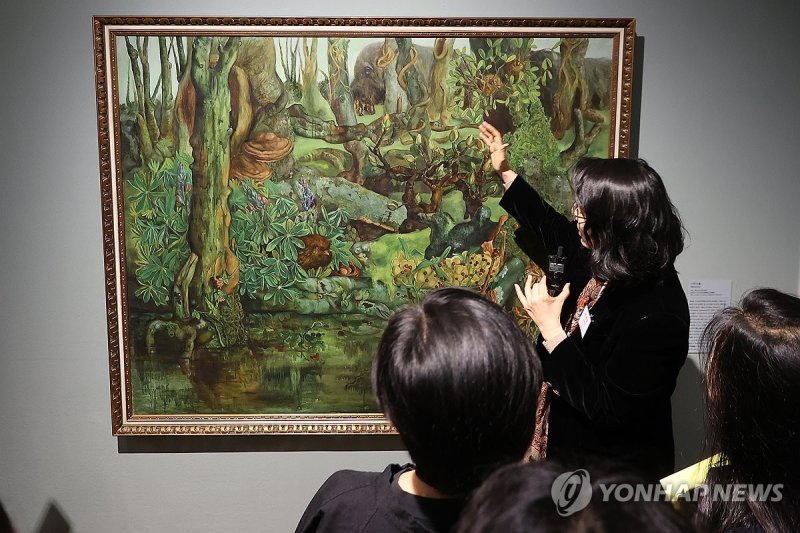 한국근대미술 속 초현실주의 작품들 (출처=연합뉴스)