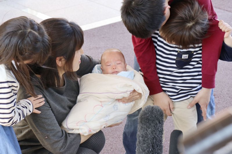 [아즈미노시=AP/뉴시스]일본 출산 자료 사진. 2022.12.07.