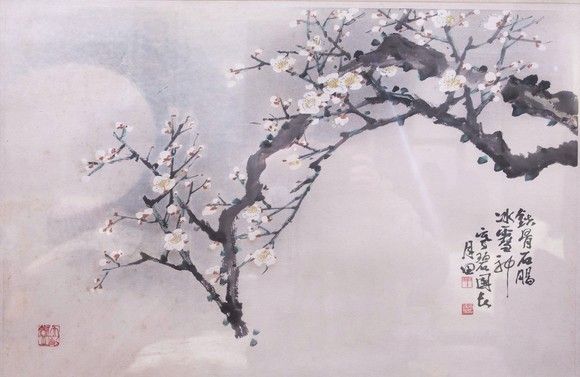 장우성 '매화'. 고래문화재단 제공