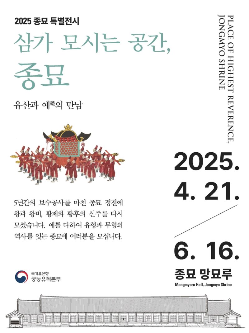 5년 수리 마친 종묘 정전…보수 역사·신주 이동모습 등 특별전 (출처=연합뉴스)