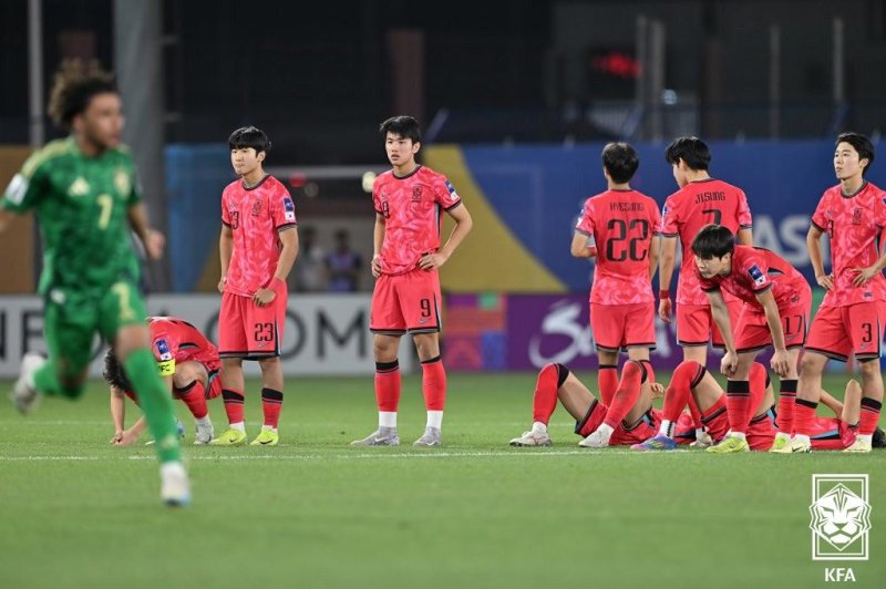 대한민국 17세 이하 축구대표팀이 아시안컵 4강에서 사우디에 석패했다. 종료 직전까지는 앞서고 있었으나 마지막에 다 뒤집어졌다. 이게 축구다. 소중한 경험을 했다. (대한축구협회 제공)