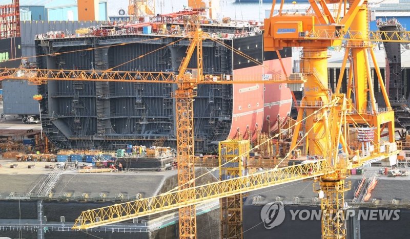 美입항수수료에 中가격경쟁력 하락 전망…K조선 반사이익 기대감 (출처=연합뉴스)