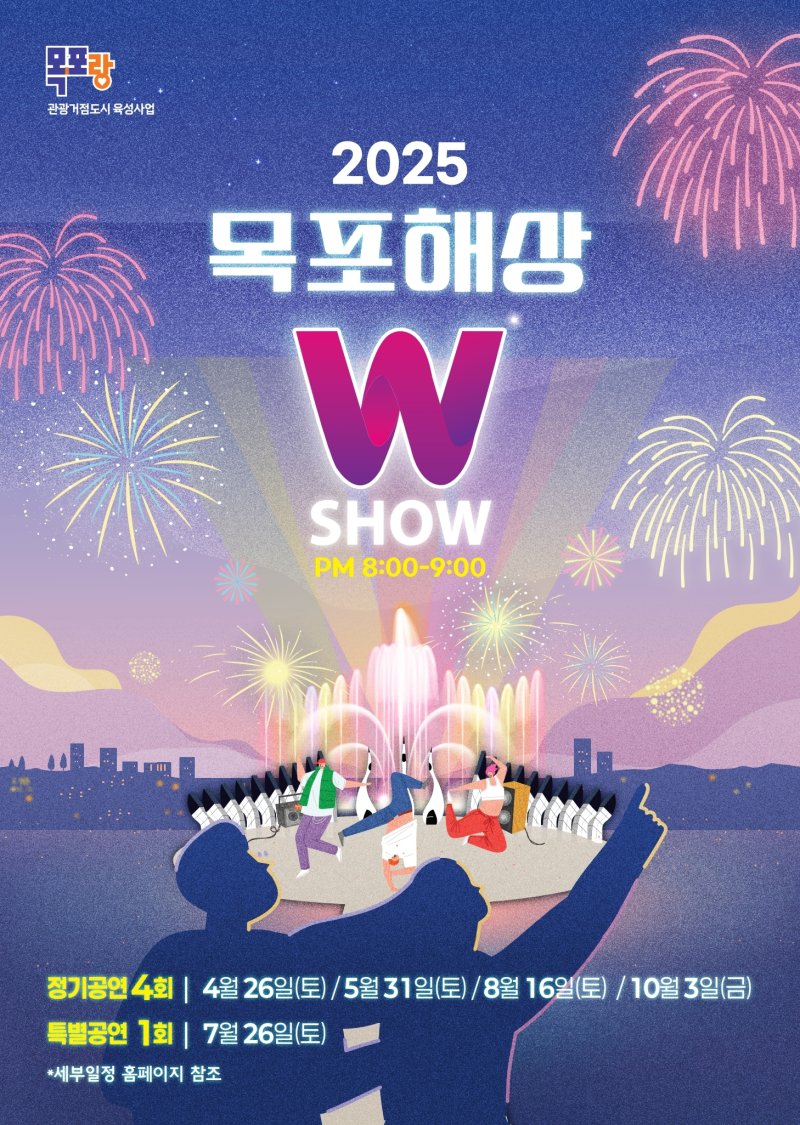 목포해상W쇼 포스터.(목포시 제공. 재판매 및 DB금지) 2025.4.18/뉴스1