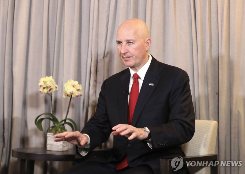 대만 방문한 리케츠 미 상원의원 (출처=연합뉴스)