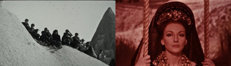 Film still from ‘Medea’ (diptych) by Stephan Crasneanscki, 2024, featuring original footage from ‘Medea’ by Pier Paolo Pasolini, 1969, courtesy of Cinemazero[piknic] *재판매 및 DB 금지