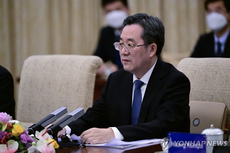 딩쉐샹 중국 부총리 (출처=연합뉴스)