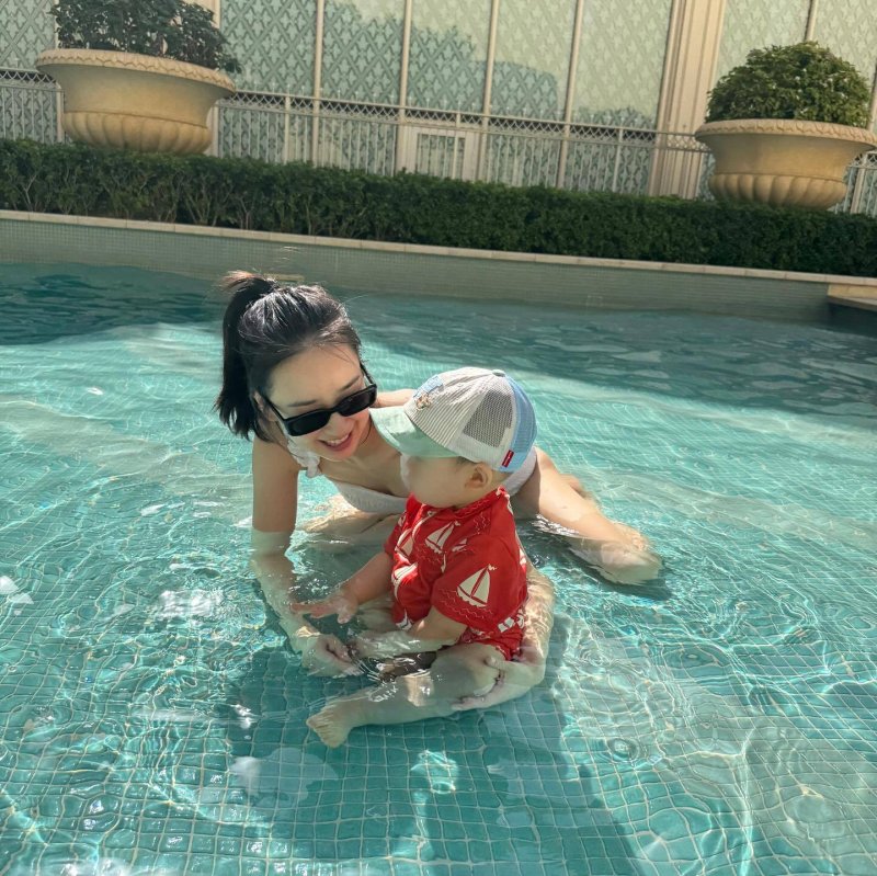 손연재, 한 살 아들과 마카오 여행 "현실은 육아 전지훈련"