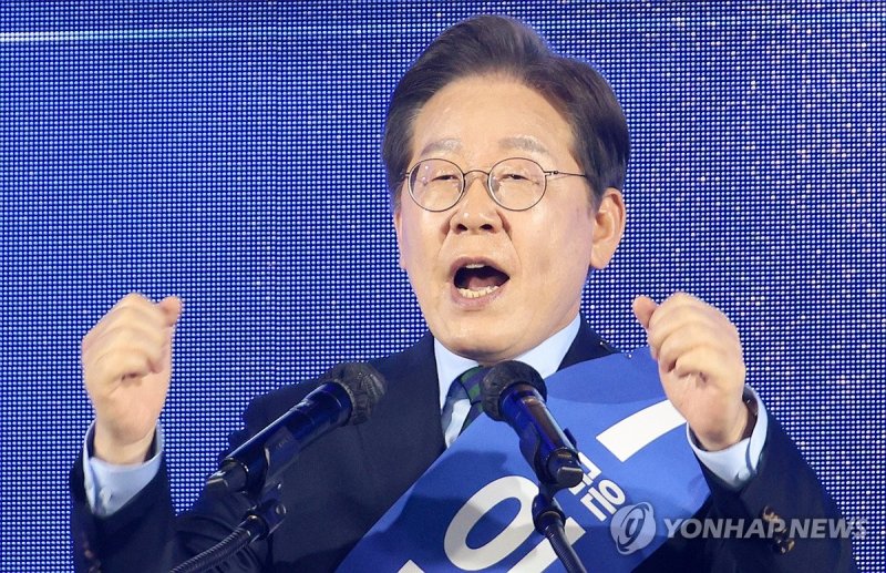 연설하는 민주당 이재명 대선 경선후보 (출처=연합뉴스)